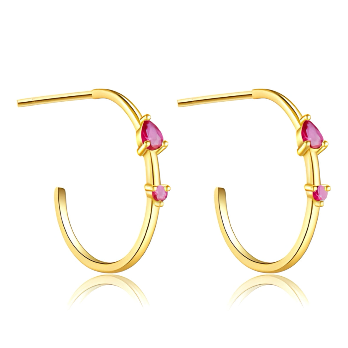 Big Blush Hoops