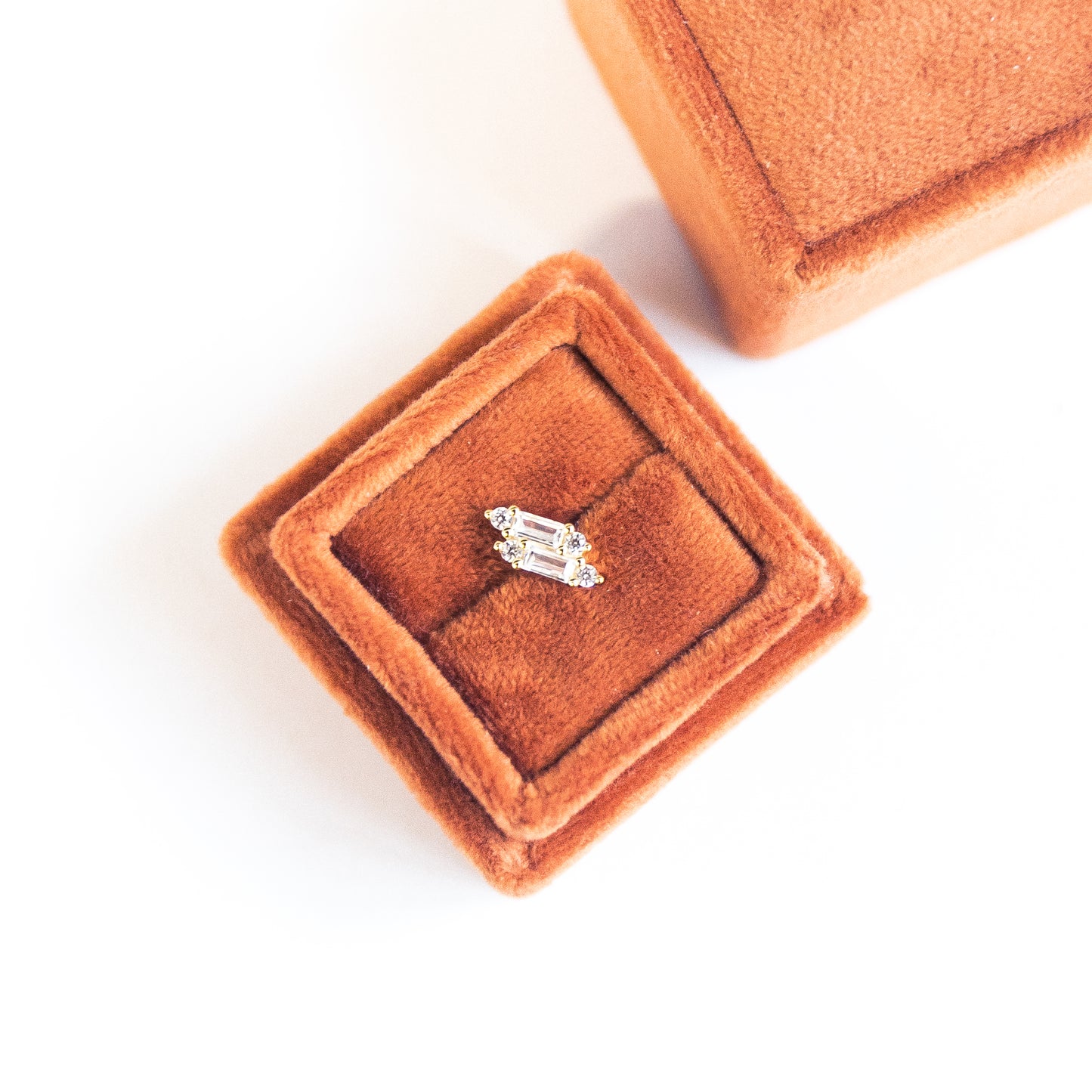 Icy Flatback Stud
