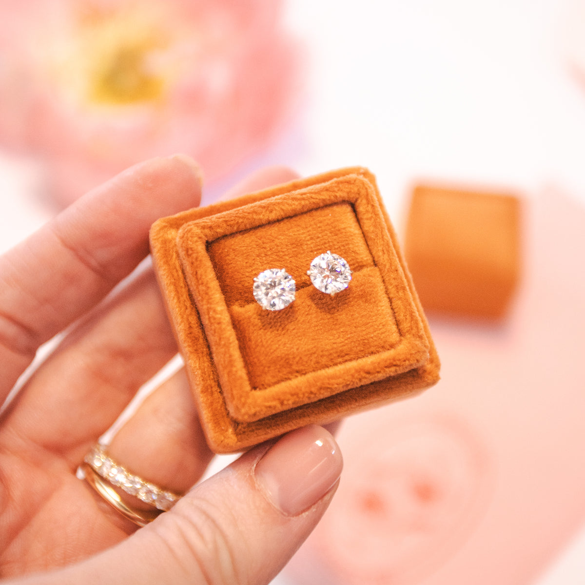 10KT 2 Carat Evermore Studs by KBT