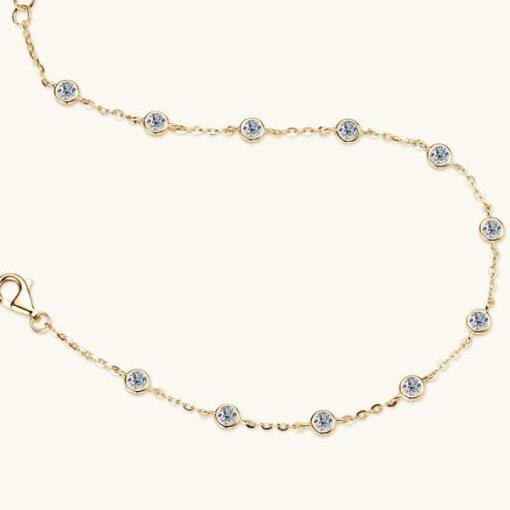The Perfect Bracelet with Moissanite Stones