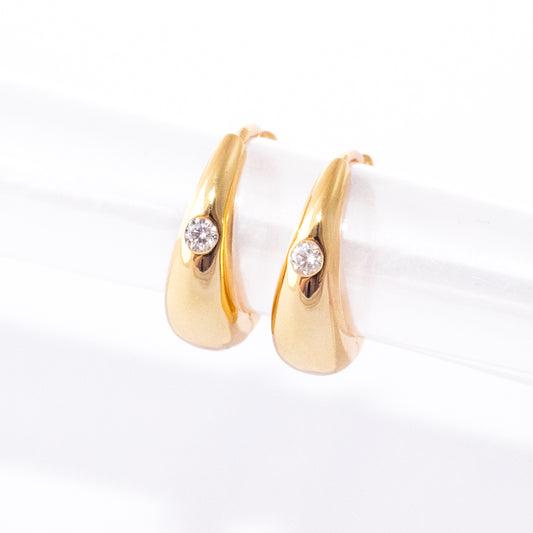 Perfect Huggies with Moissanite