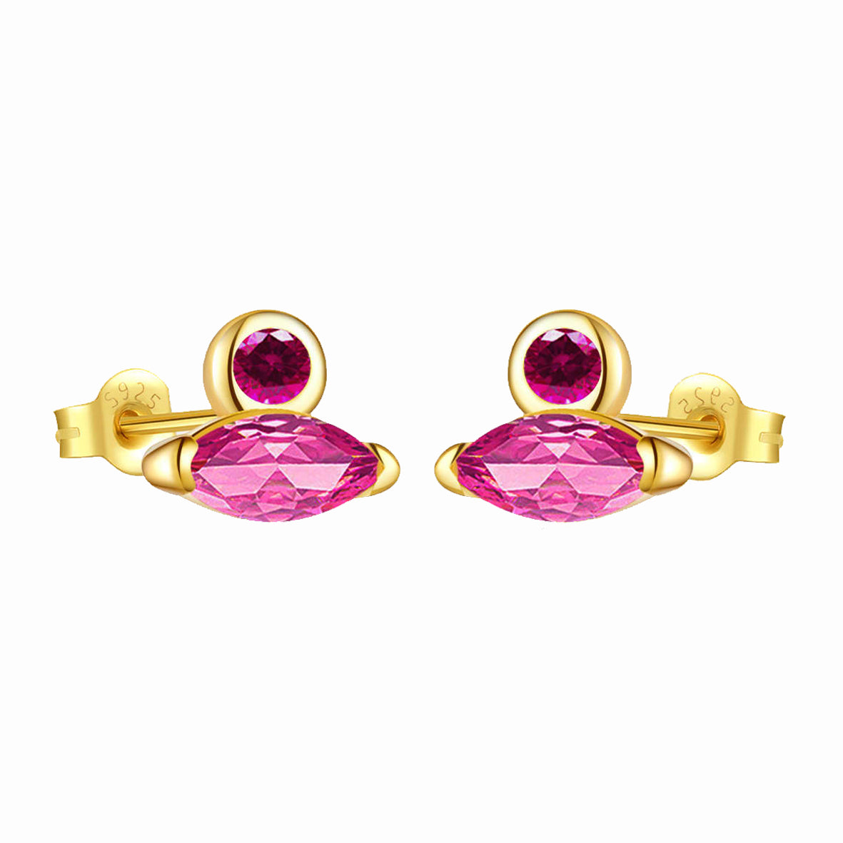 Teeny Blush Studs