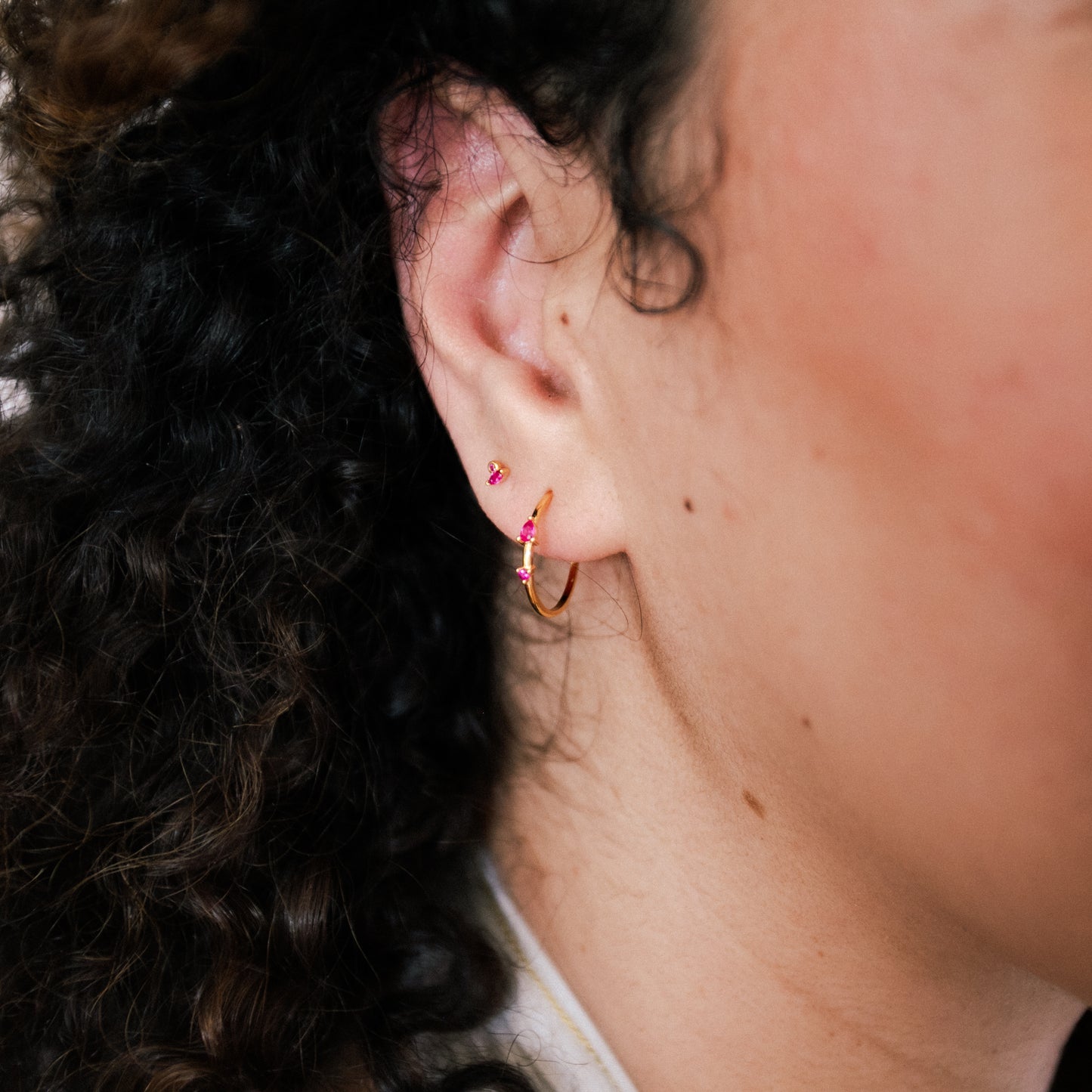 Big Blush Hoops
