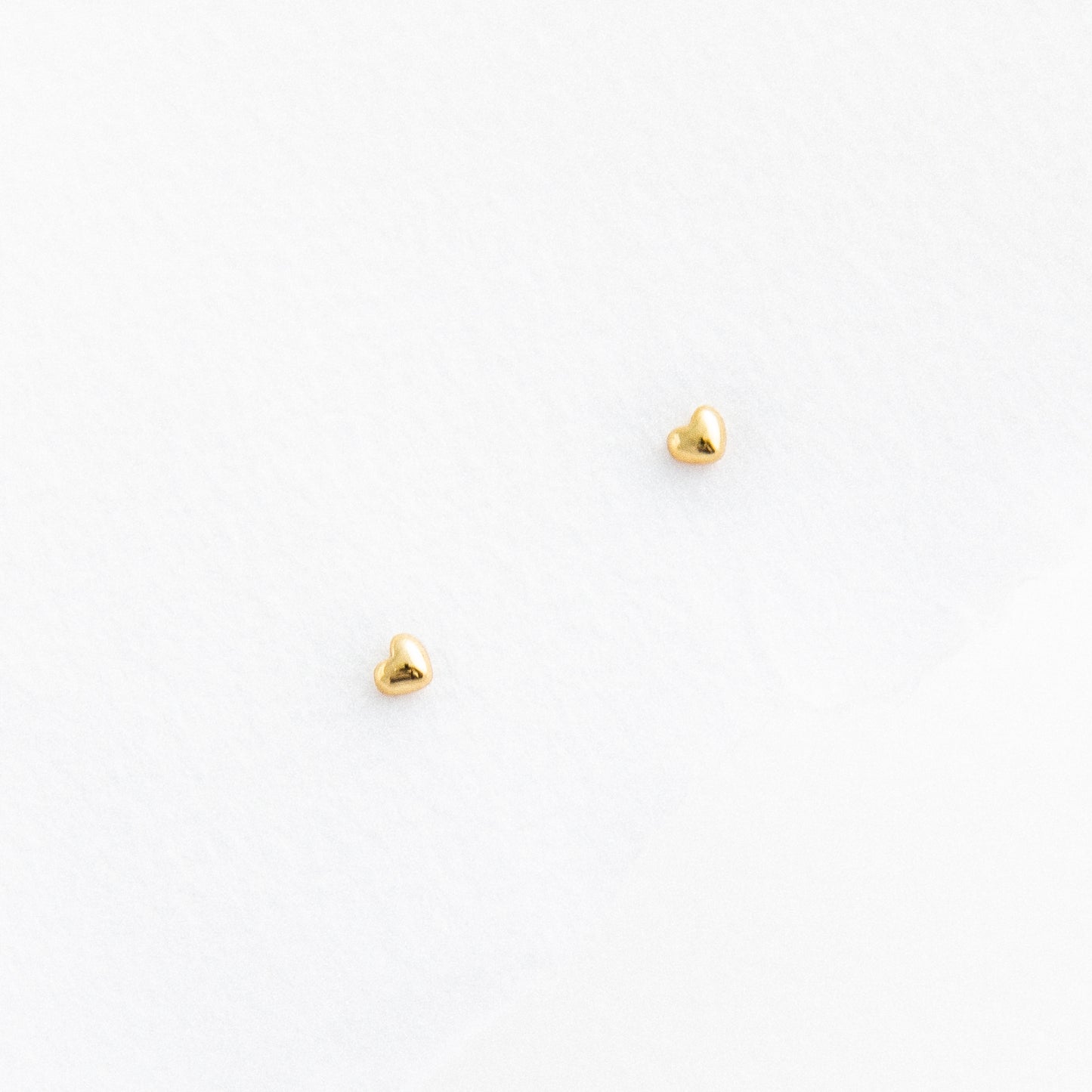 Teeny Heart Studs