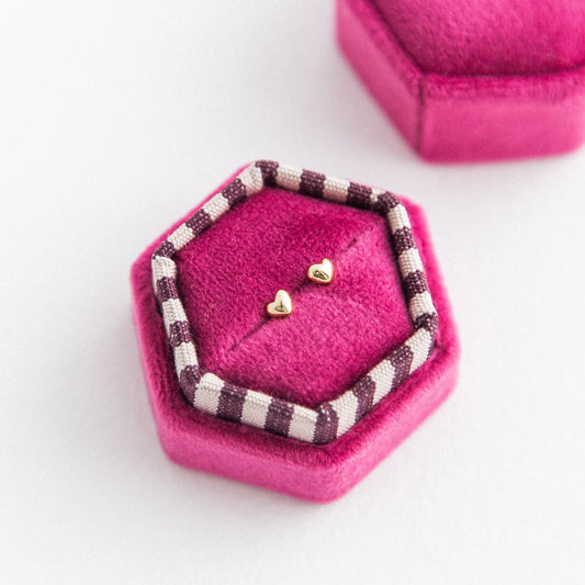 Teeny Heart Studs