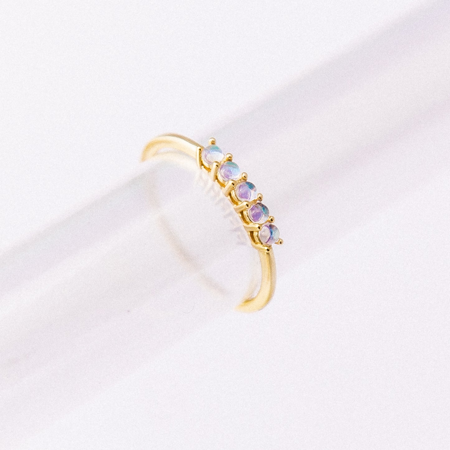 Opal Moondrop Ring