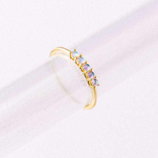 Opal Moondrop Ring