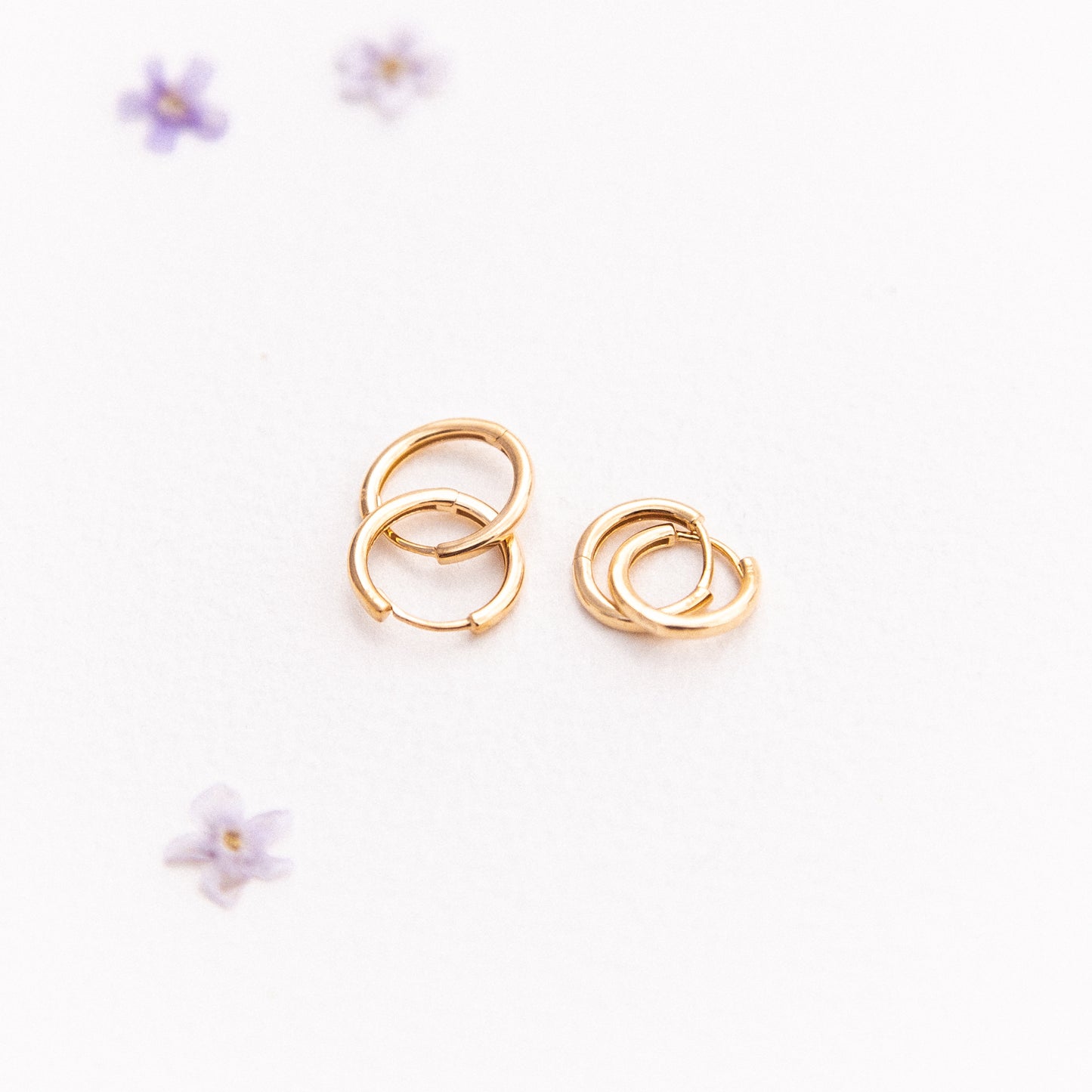 9ct Gold Sleeper Huggies