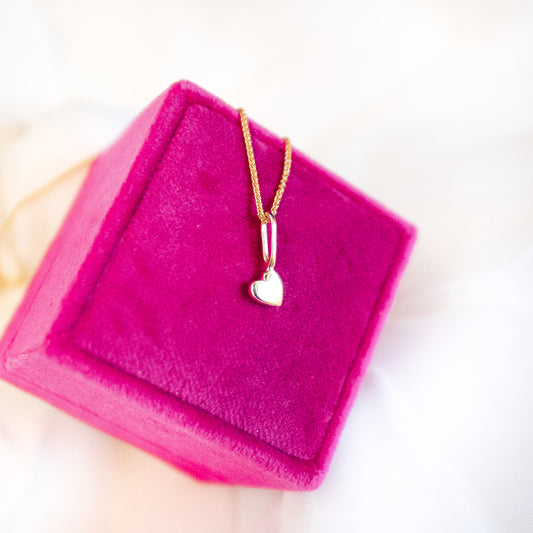 9ct Full Heart Charm