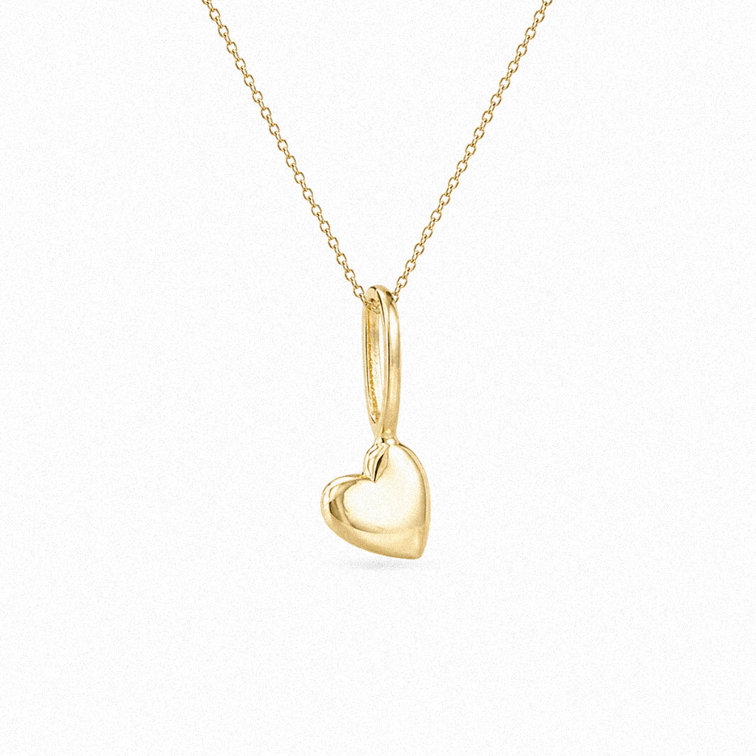 9ct Full Heart Charm