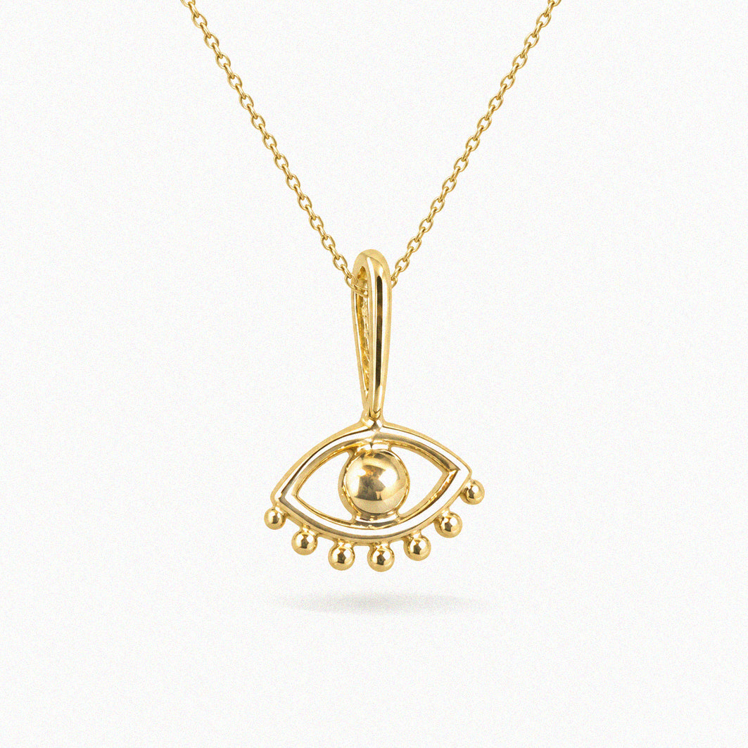 9ct Golden Gaze Pendant