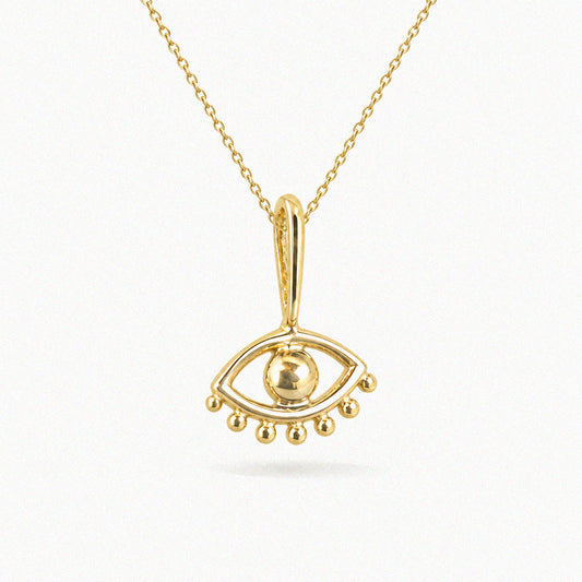 9ct Golden Gaze Pendant