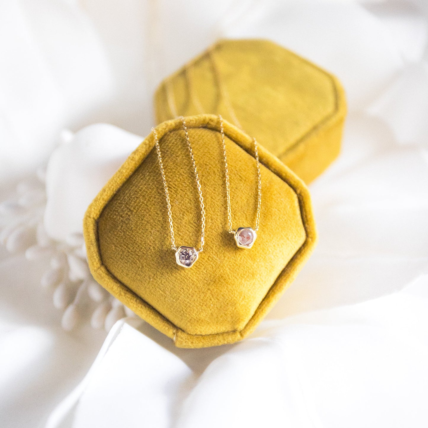 Champagne Diamond Pendant in 9ct Gold