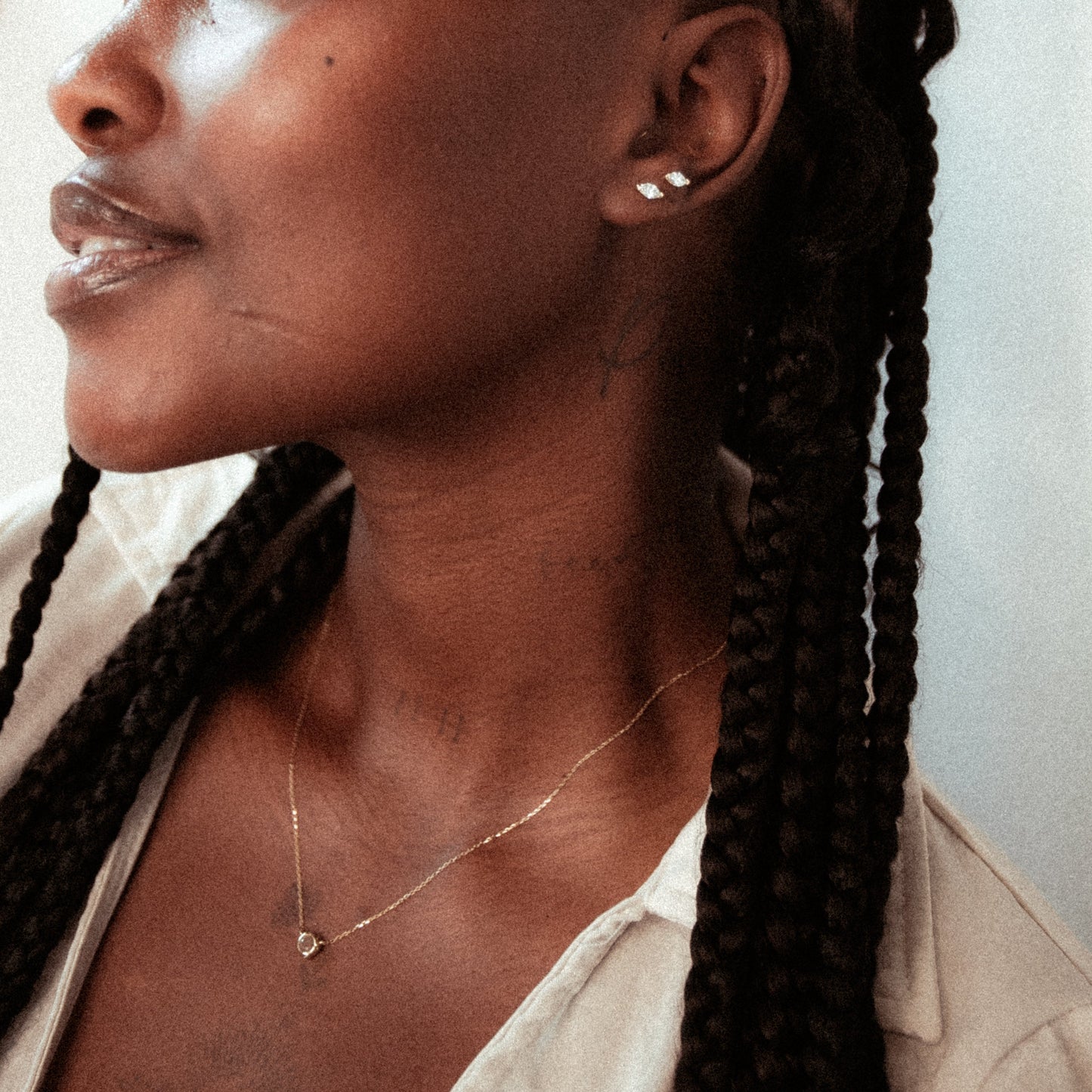 Champagne Diamond Pendant in 9ct Gold