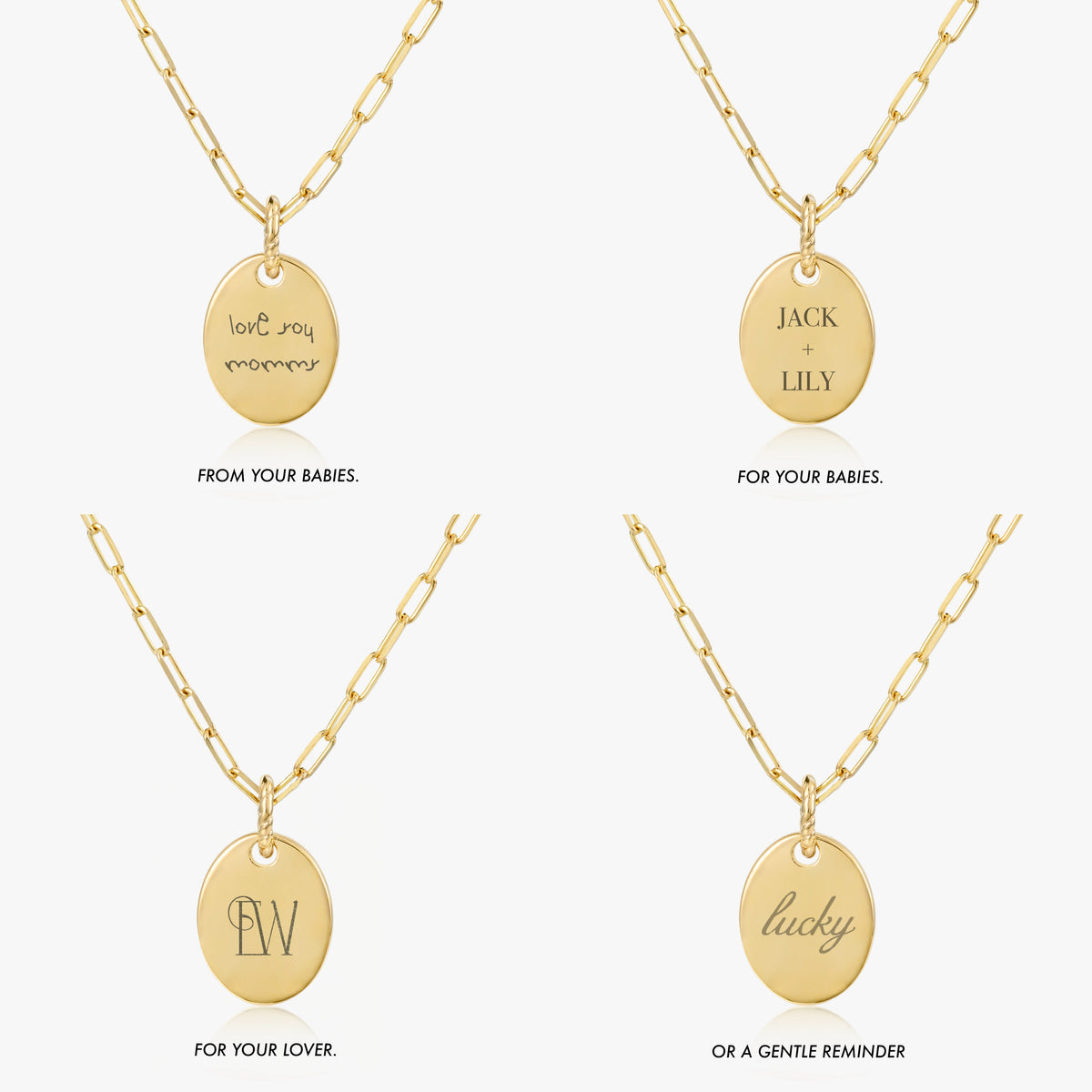 14kt Story Pendant