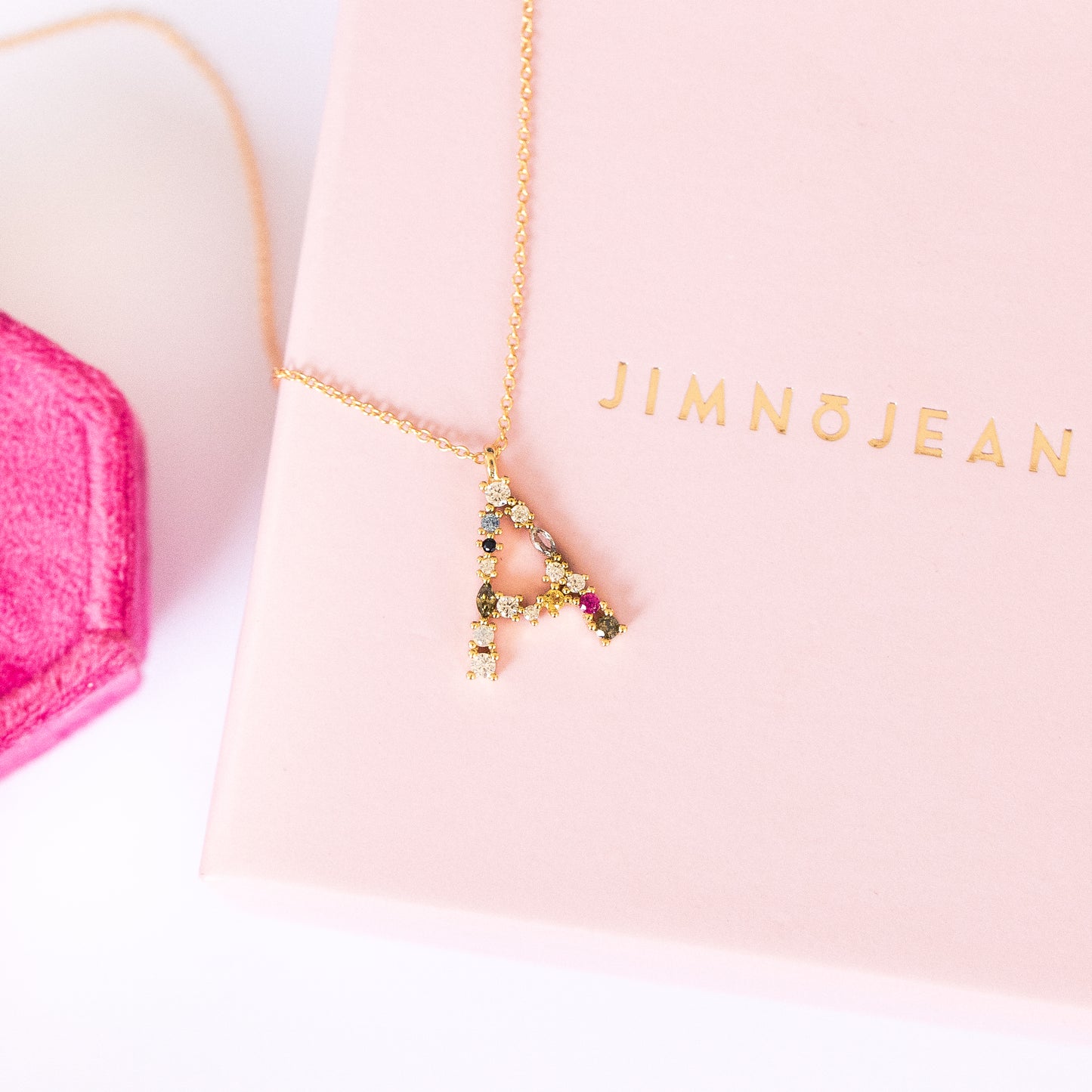 Juicy Gem Letter Pendant