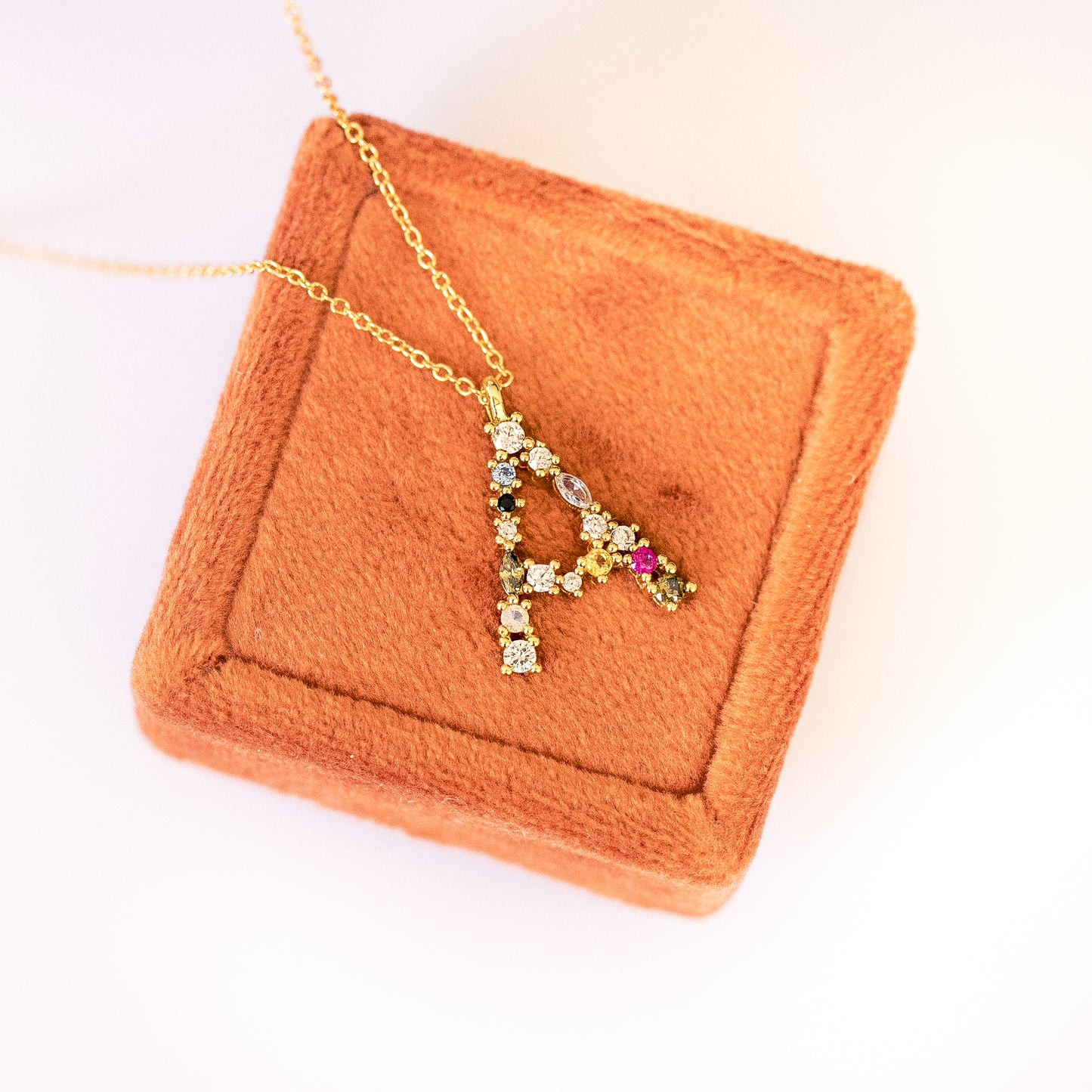 Juicy Gem Letter Pendant