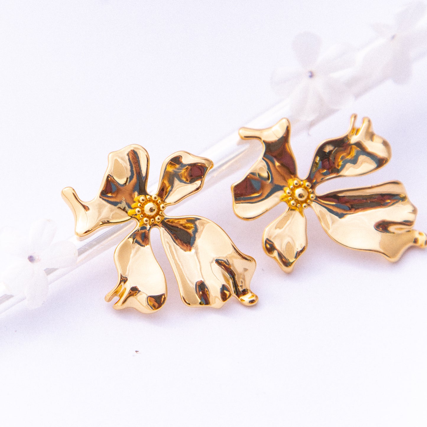 Pyjama Flower Earrings