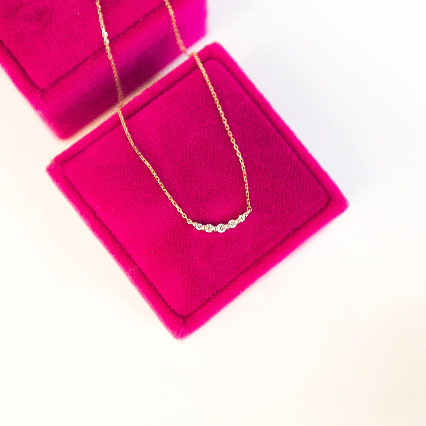 The Five Diamond Pendant in 9ct Gold