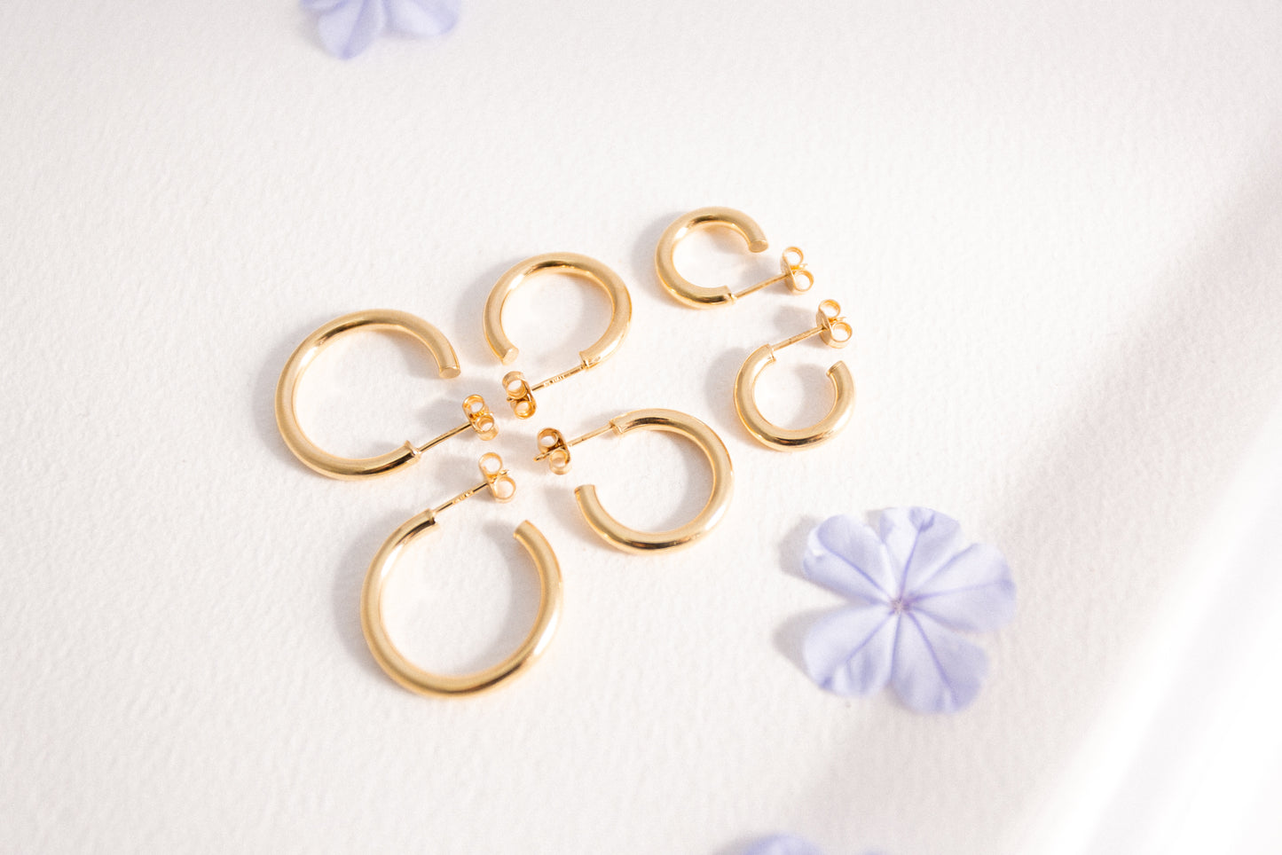 9ct Gold Perfect Hoops