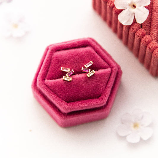 Blush Studs by KBT