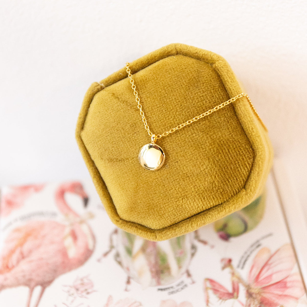 Mini Initial Disk Pendant - Customisable