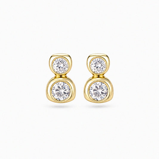 Odd Dot Drop Studs