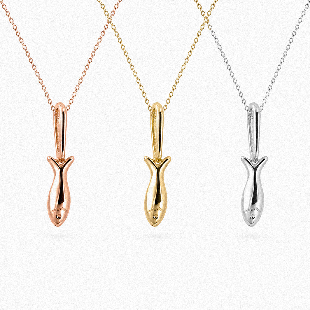 9ct Salty Sardine Charm