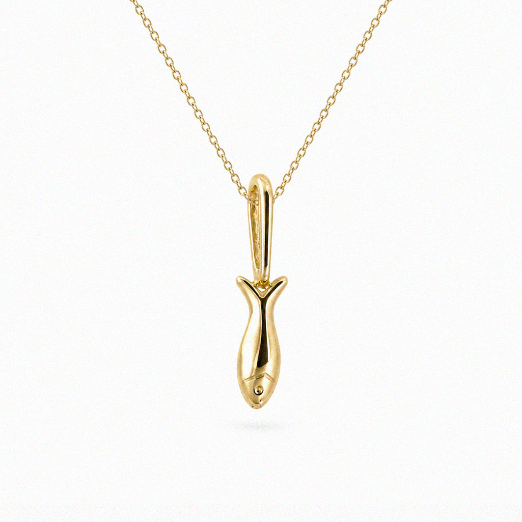 9ct Salty Sardine Charm