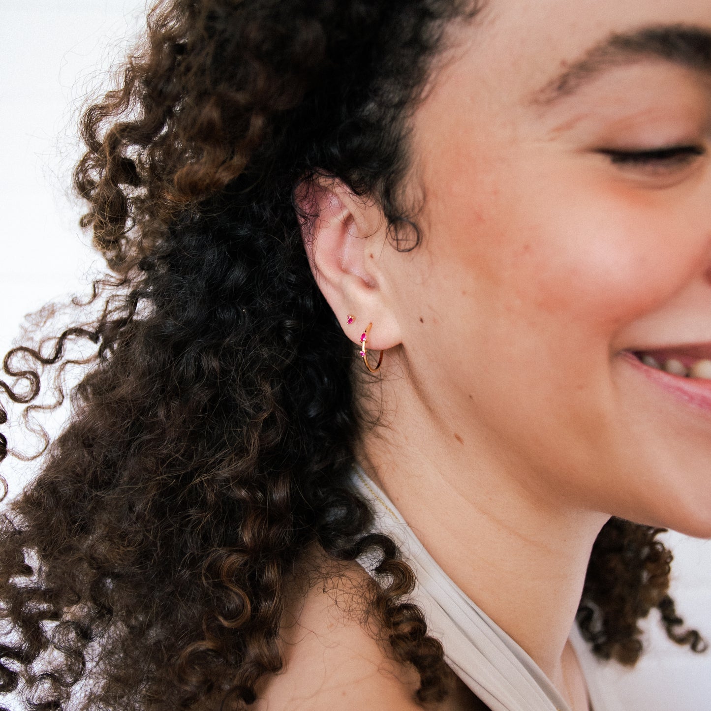 Teeny Blush Studs