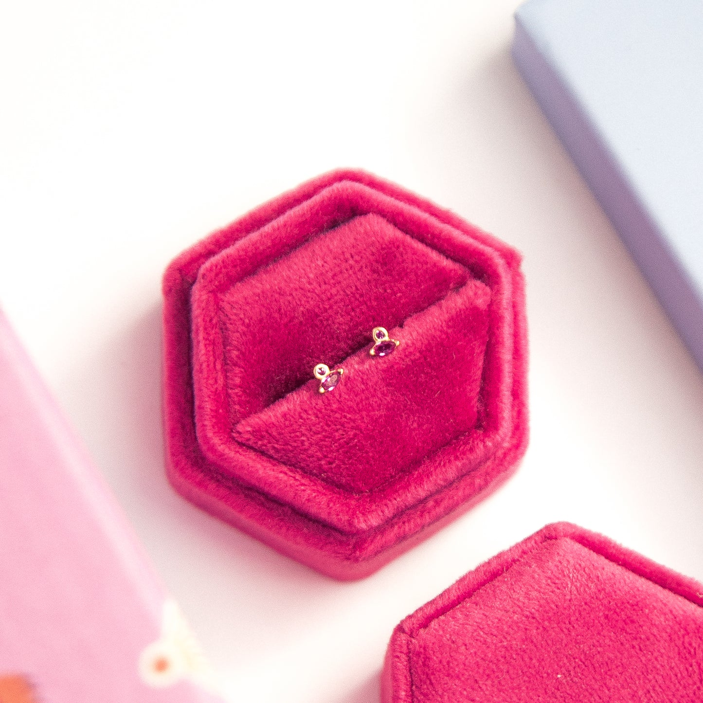 Teeny Blush Studs