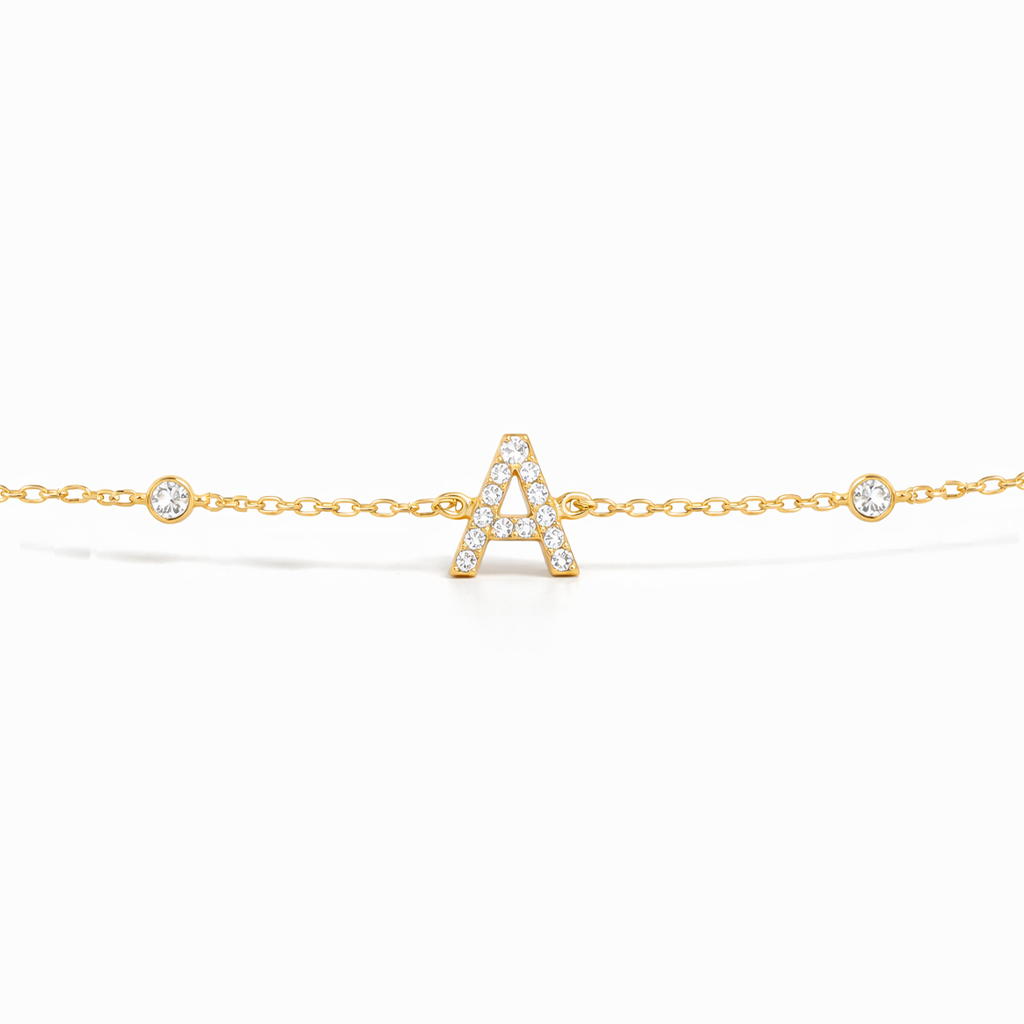 Teeny Letter Bracelet