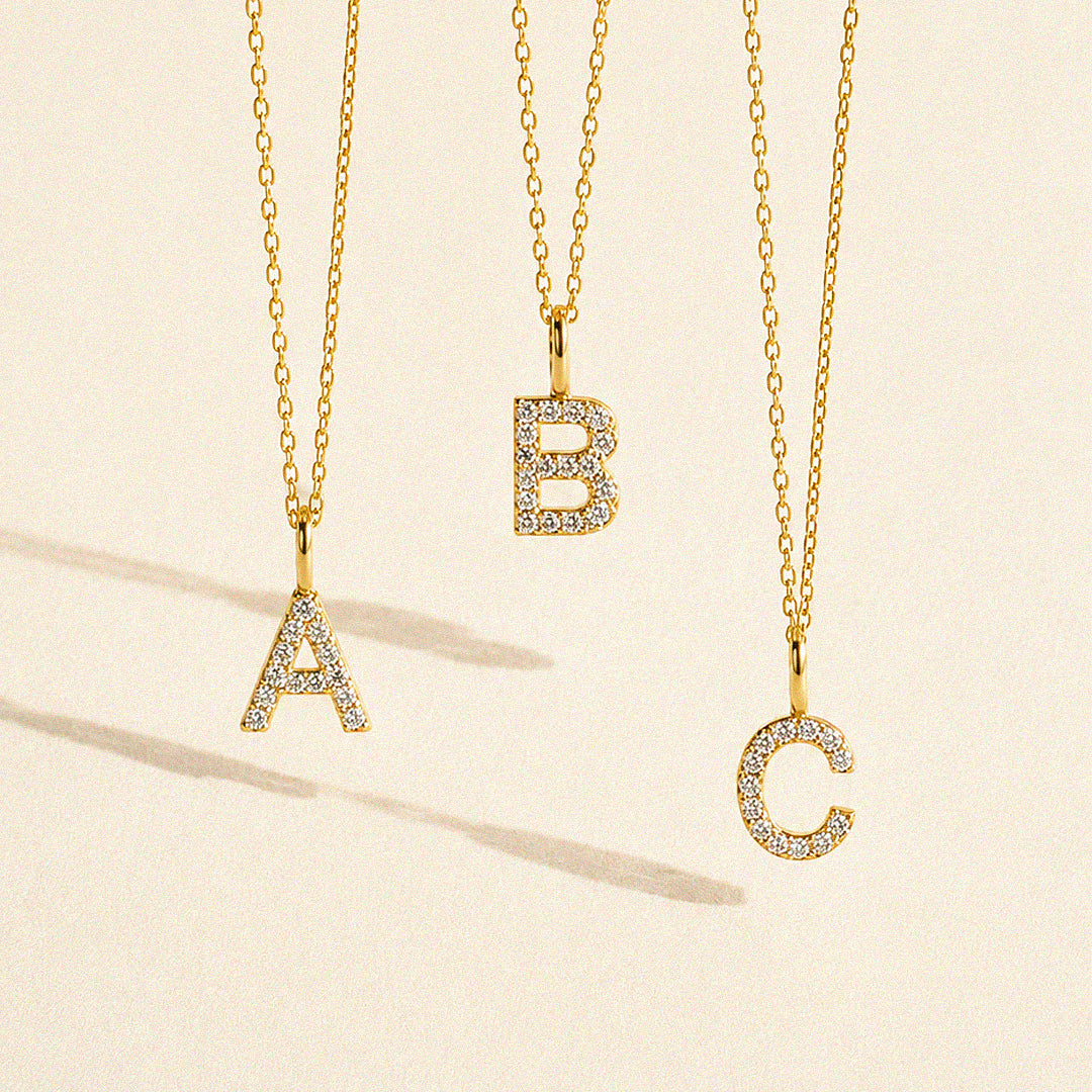 Teeny Letter Pendant