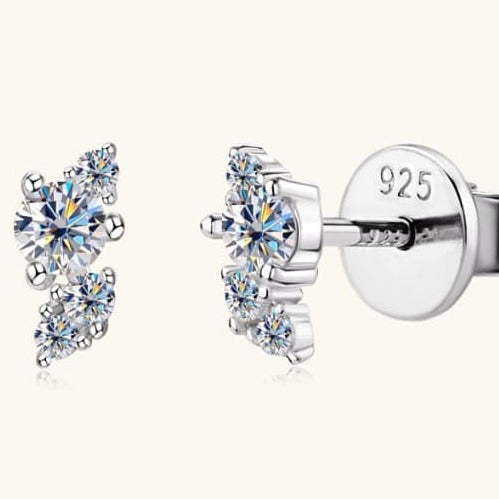 Timeless Studs with Moissanite