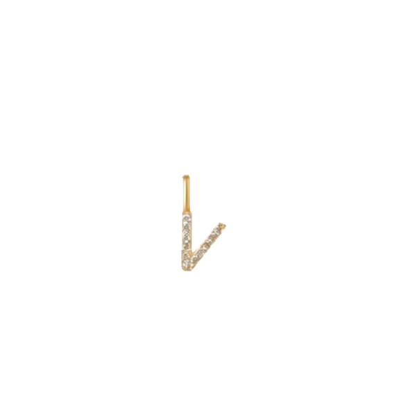 Teeny Letter V