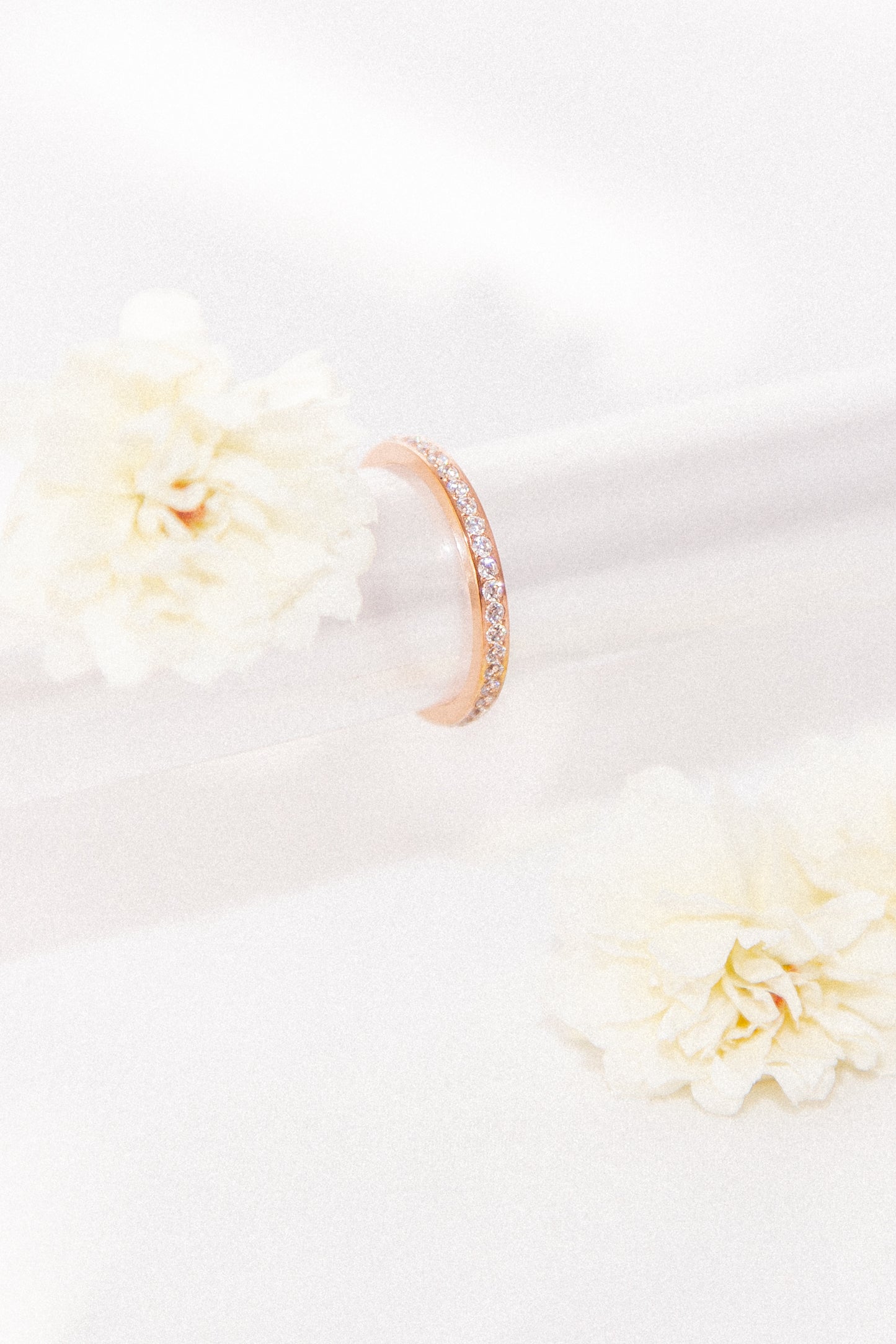 Infinity Ring in Rose Gold