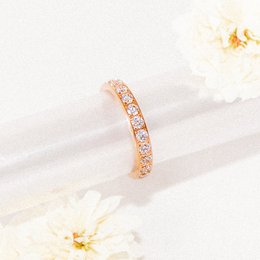 Infinity Ring Large in Rose Gold