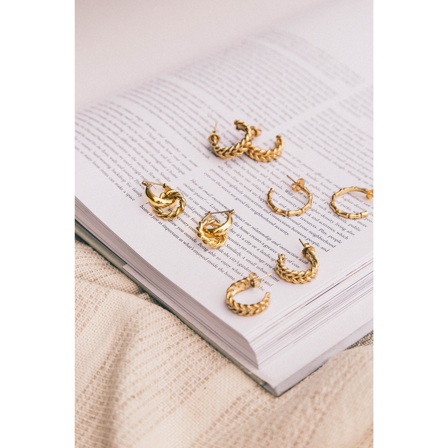 Double Gold Hoop by KBT