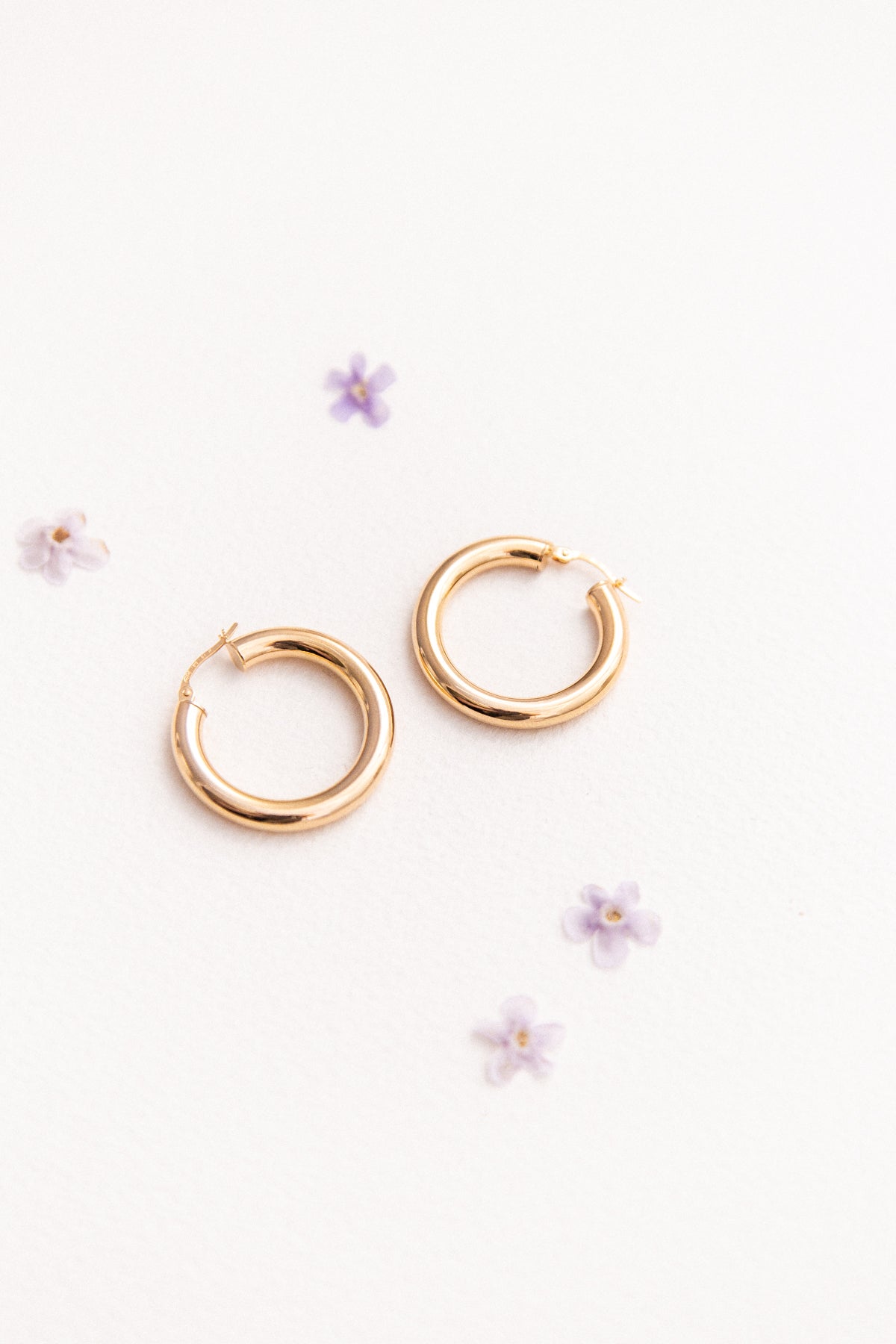 9ct Big Bold Gold Hoops